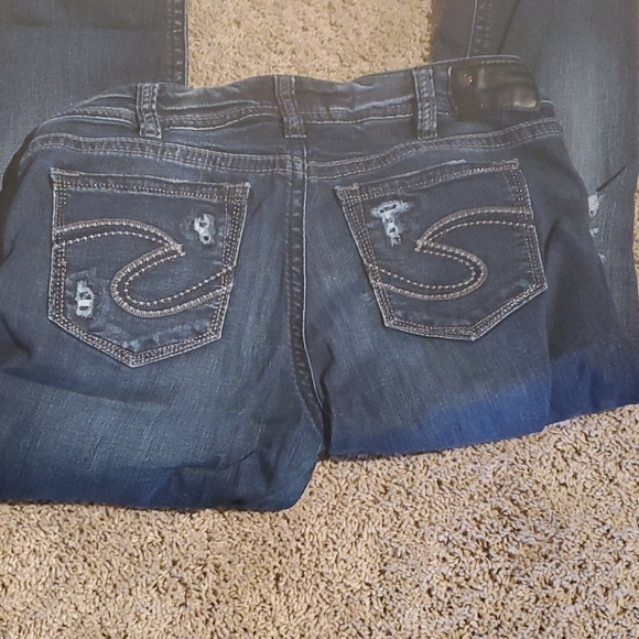 Silver boot cut jeans - Picture 2 of 3